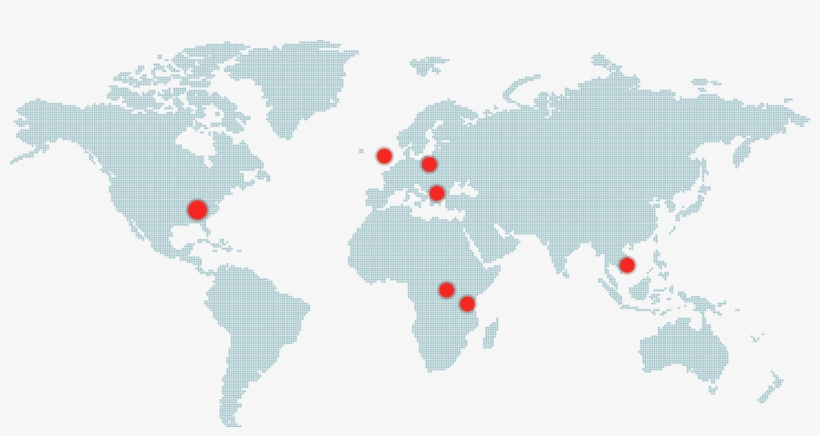 Csgmap - Dotted World Map Vector Png, transparent png