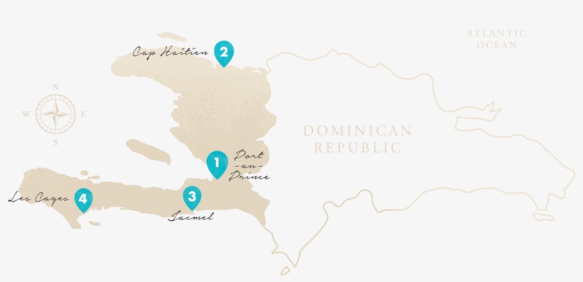 Haiti Map - Haiti Did Hurricane Matthew Hit, transparent png