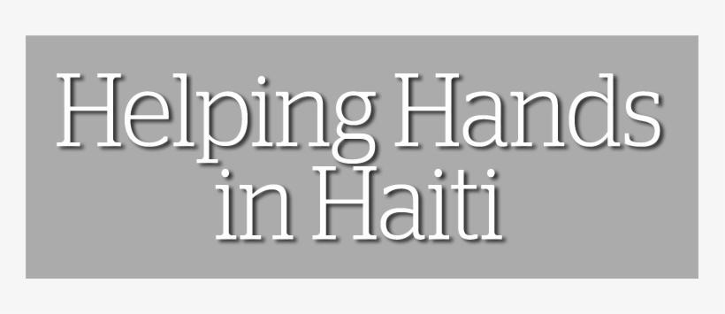 Helping Hands In Haiti - Calligraphy, transparent png