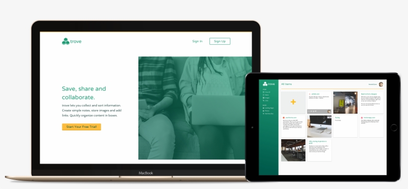 Preview Of Trove Web App And Marketing Site - Marketing, transparent png