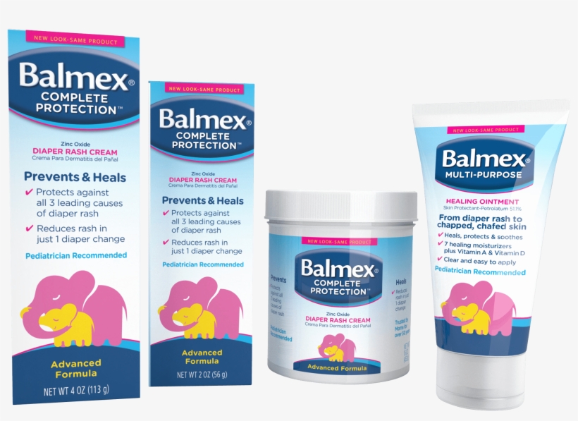 Balmex Zinc Oxide Diaper Rash Cream - 2 Ounces, transparent png