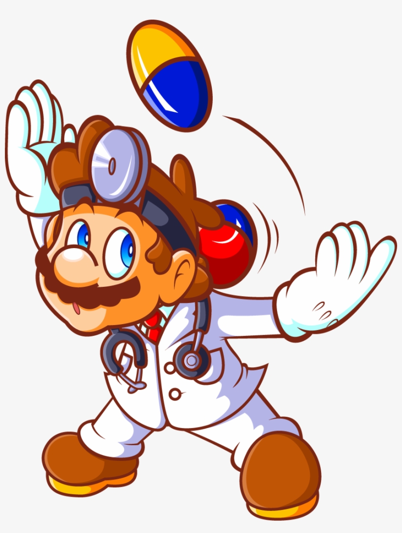Mario Juggling - Dr Mario Fan Art, transparent png
