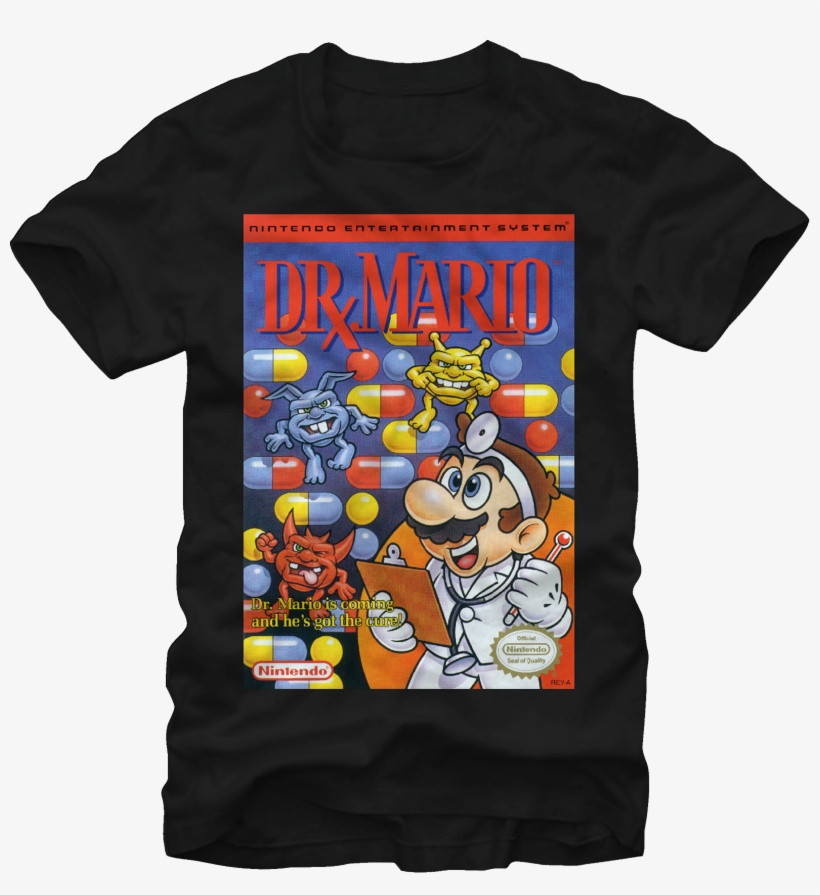 Mario Shirt - Dr. Mario (nintendo, 1990), transparent png