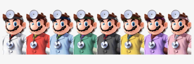 Mario Purple Dr - Nintendo Amiibo Super Smash Bros. Collection - Dr., transparent png