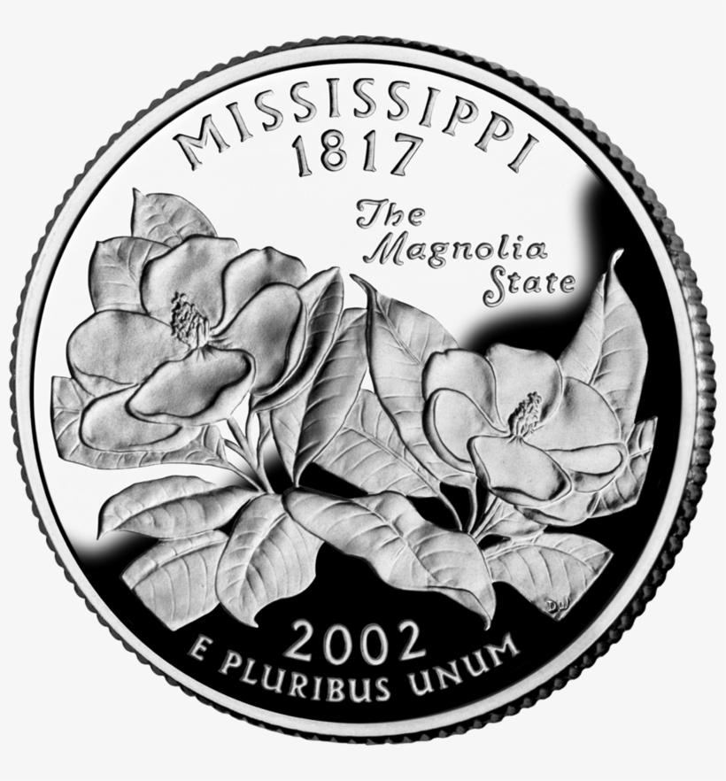 Mississippi Quarter - Mississippi State Quarter, transparent png