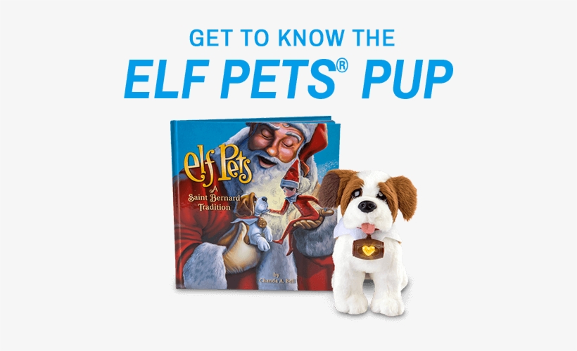 Get To Know The Elf Pets Pup - Elf On The Shelf Pets: Saint Bernard, transparent png