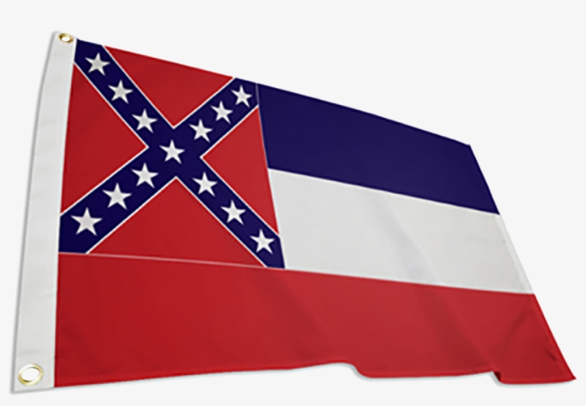 Mississippi State Flag - Flag, transparent png
