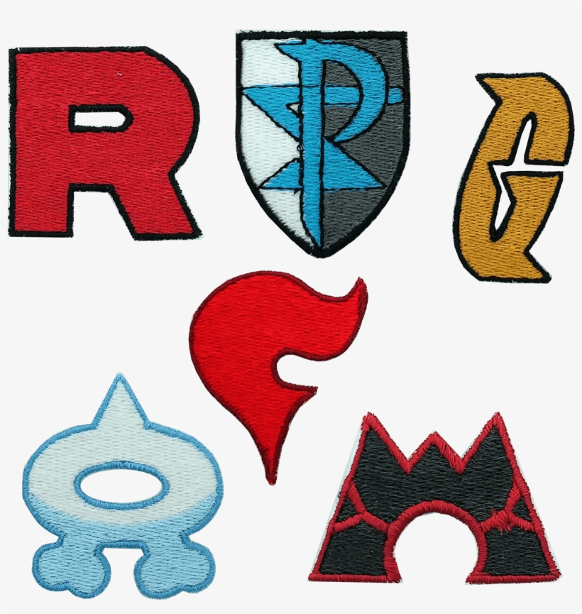 Pokemon Villain Patches - Etsy, transparent png