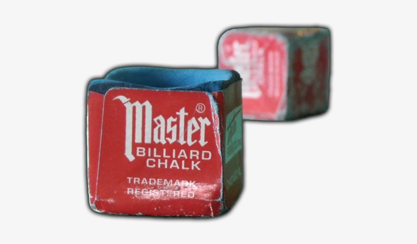 Make No Mistake - Master Billiard/pool Cue Chalk Box, 12 Cubes, Blue, transparent png