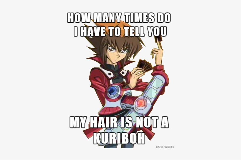 Your Hair Looks Like A Kuriboh - Jaden Yuki Kuriboh Hair, transparent png