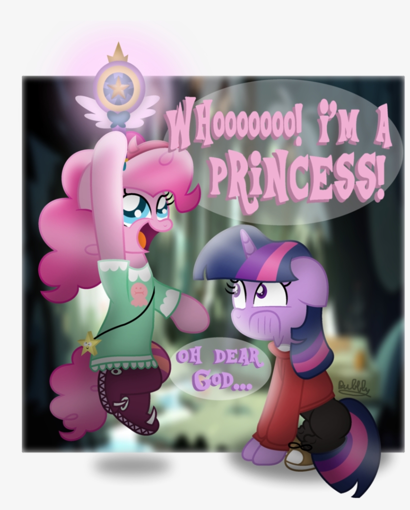 Bubbly-storm, Crossover, Marco Diaz, Pinkie Pie, Safe, - Pinkie Pie As Star Butterfly, transparent png