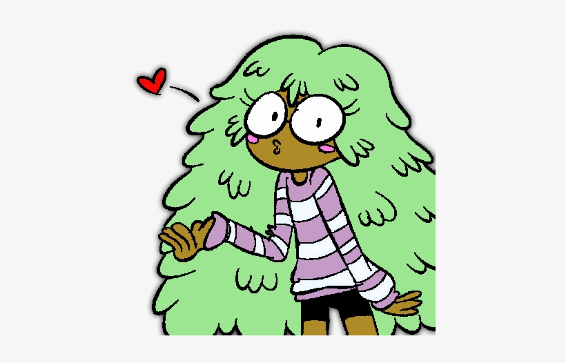 Green Clip Art Leaf Cartoon Organism Tree Fictional - Star Vs The Forces Of Evil Girl Characters, transparent png