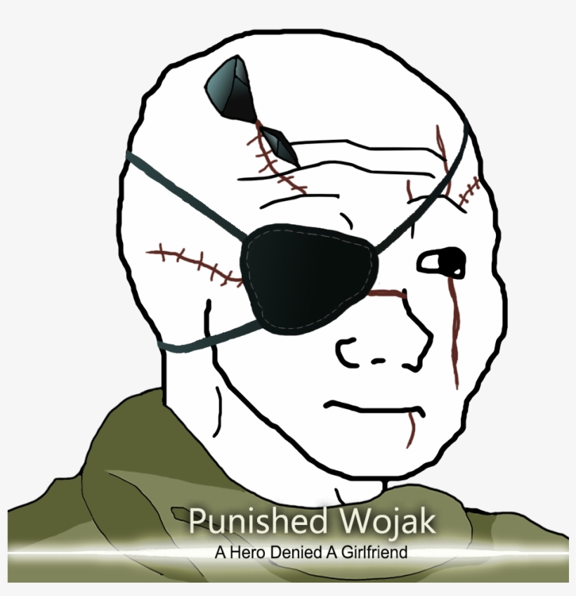 281kib, 945x945, Punished Wojak - Punished Wojak, transparent png