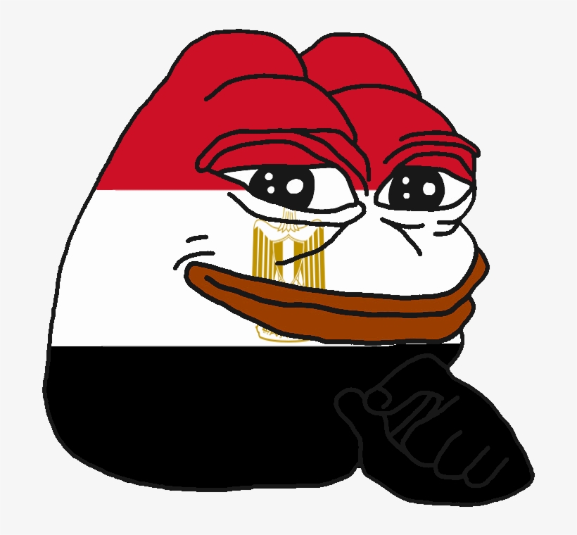 Egyptian Pepe - Frog Meme Png, transparent png
