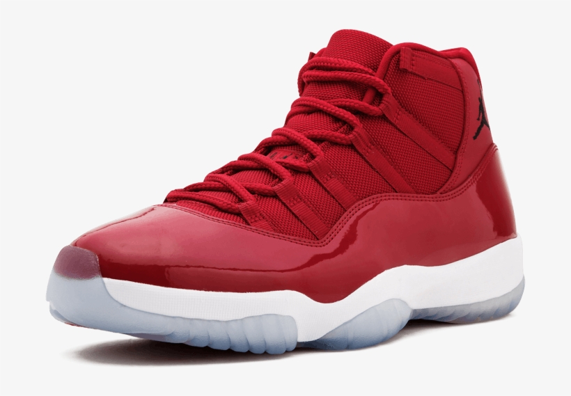 Air Jordan 11 Retro "gym Red" - Shoe, transparent png