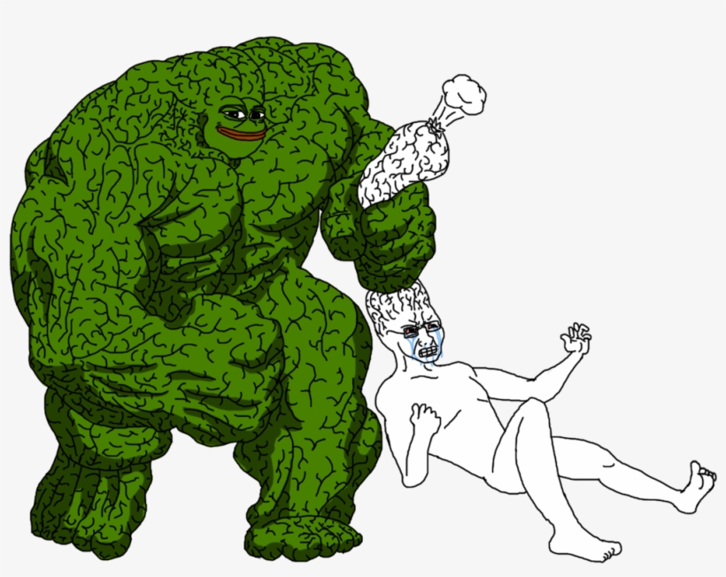 Pepe Brain, transparent png