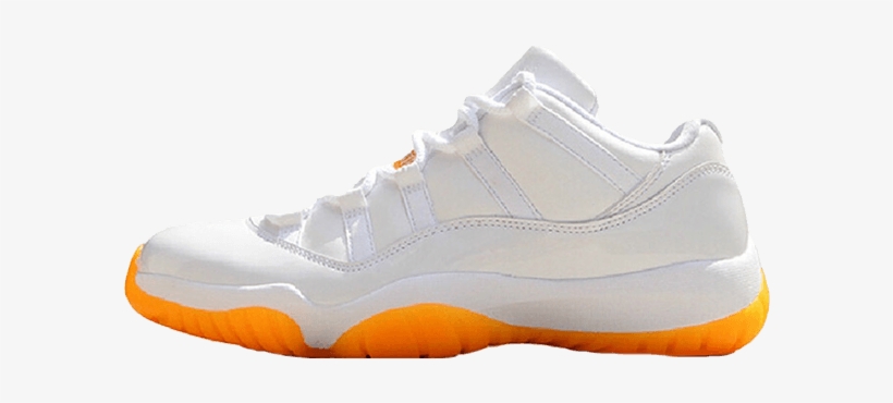 Air Jordan 11 Citrus - Nike Jordan Retro 11, transparent png