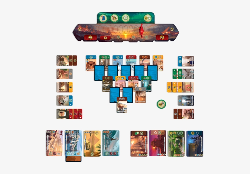 7wondersduel Contenuto - Seven Wonders Duel Game, transparent png