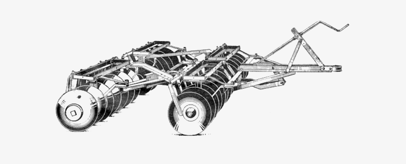 Mccormick Deering Tractor Disc Harrow No - Mccormick Disc Harrow, transparent png