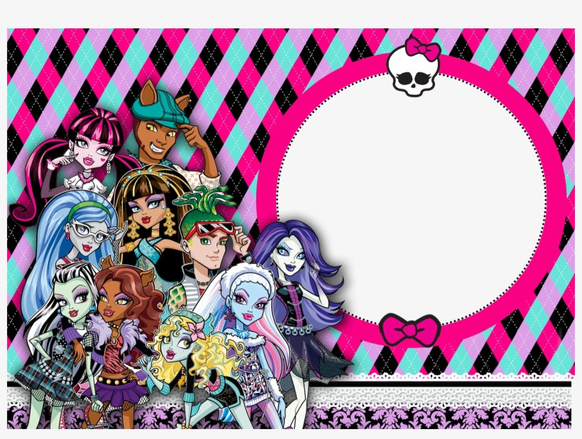 Molduras Da Monster High - Monster High, transparent png