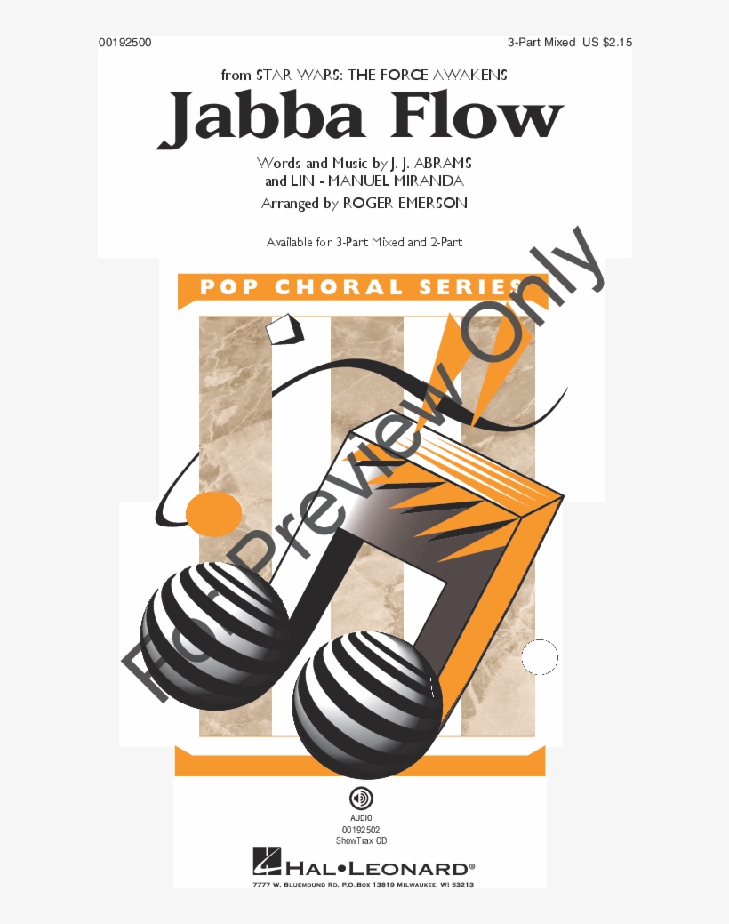 Jabba Flow Thumbnail Jabba Flow Thumbnail - Default Title Jabba Flow - Sheet Music, transparent png
