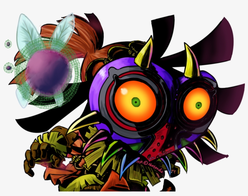 Majora Mask The Skull Kid - Nintendo 3ds, transparent png