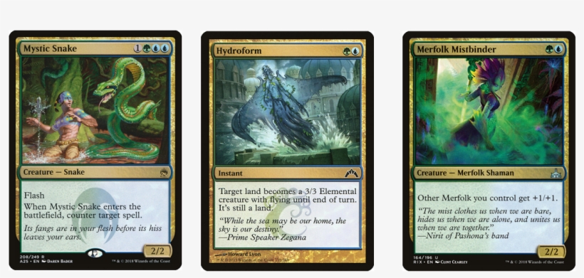 Once Upon A Time, We Played Mystic Snakes And Hydroform - Hydroform - Gatecrash - Magic: The Gathering, transparent png