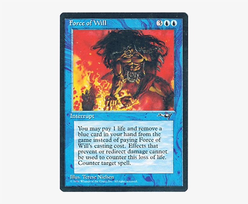 Magic: The Gathering - Force Of Will - Alliances, transparent png