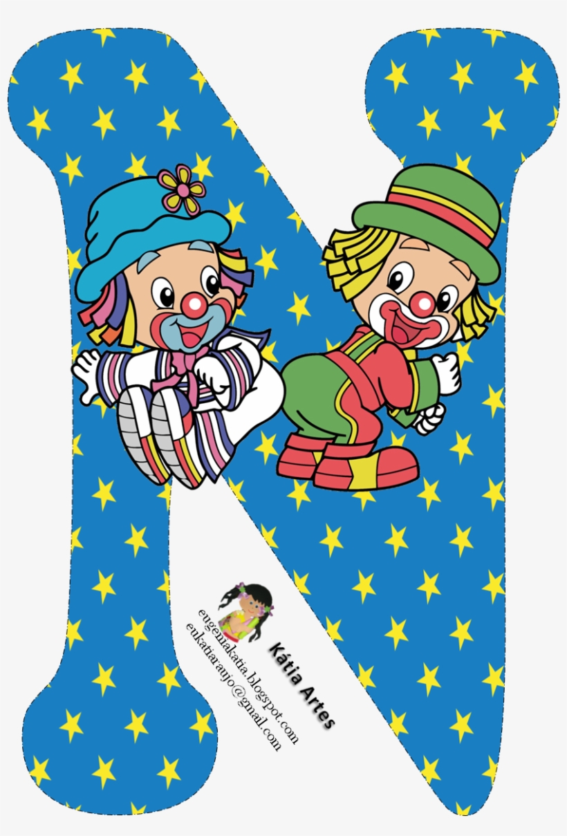 Abeceda Patata Patata Klauni - Letras Grandes Todo El Abecedario De Payaso, transparent png