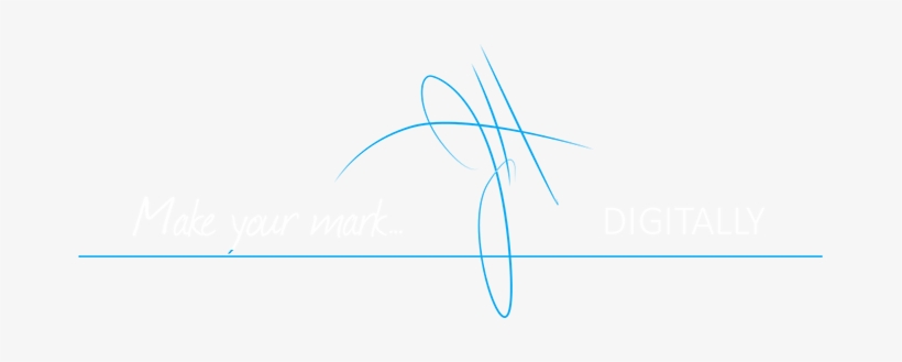 Make The Process Of Signing Documents Quick, Convenient, - Electric Blue, transparent png