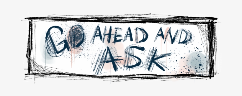 Go Ahead And Ask, Ask Rattmanns Companion Cube - Sketch, transparent png