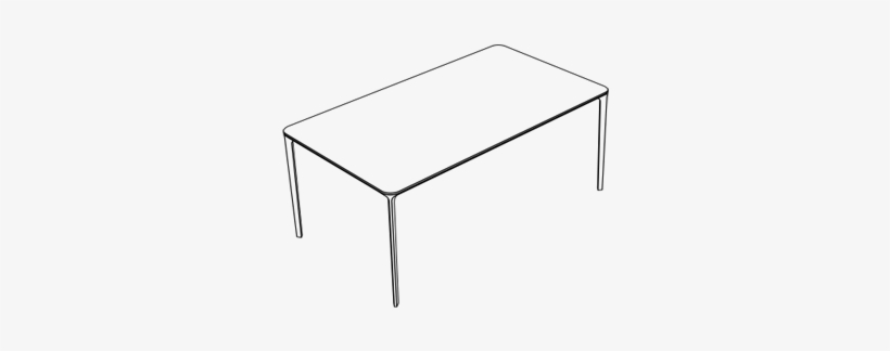 Slim Rectangular - Coffee Table - 400x400 PNG Download - PNGkit
