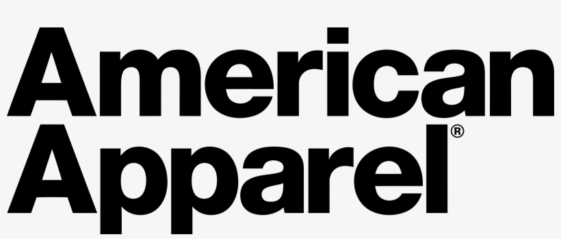 American Apparel Logo Black And Ahite - American Apparel Logo, transparent png