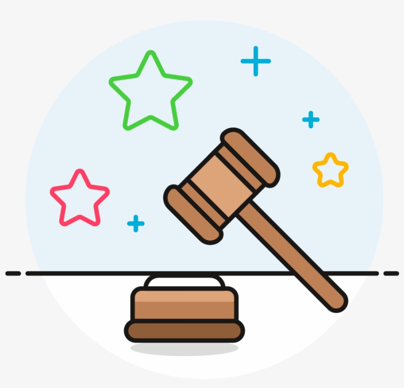 03 Law Court Hammer Judge, transparent png