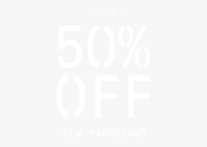 50% Off New Markdowns - Discount Badge, transparent png