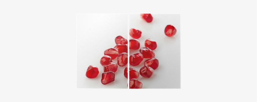 Pomegranate Seeds On A White Background Diptych • Pixers® - Pomegranate, transparent png