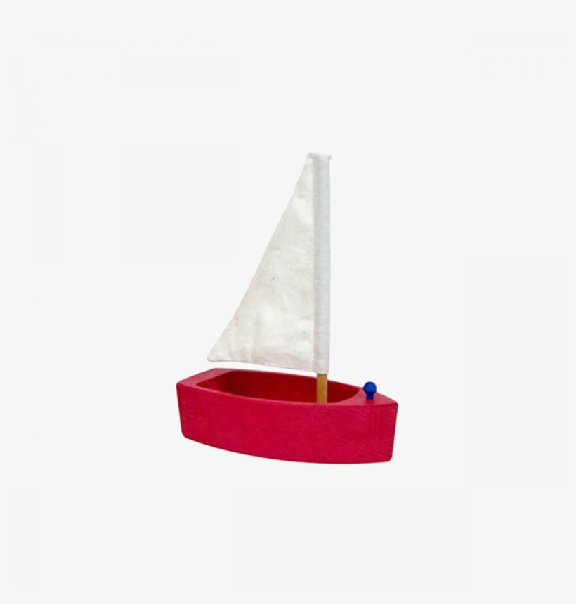 Wooden Sail Boat - Toy Sailboat, transparent png