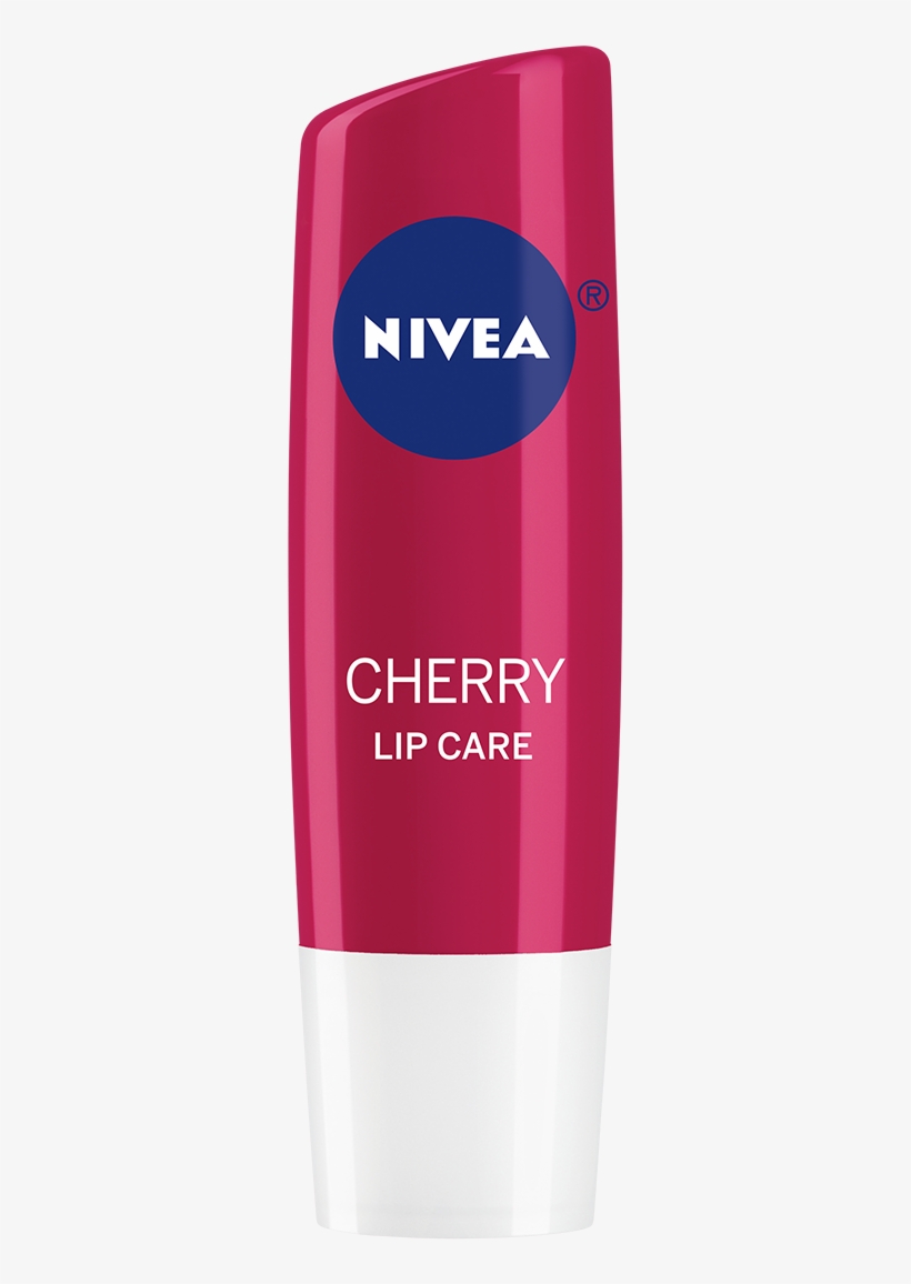 Nivea Cherry Lip Care Moisturizes And Enhances The - Nivea, transparent png