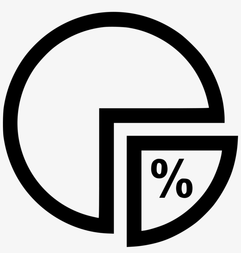 Pie Chart Percentage Circle Comments - Pie Chart Percent Icon, transparent png