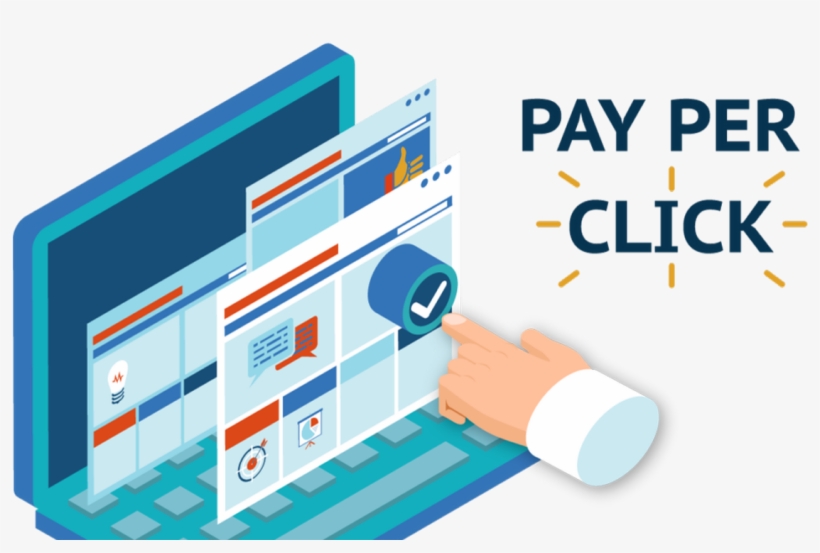 Get Paid To Click - Pay Per Click Marketing Design, transparent png