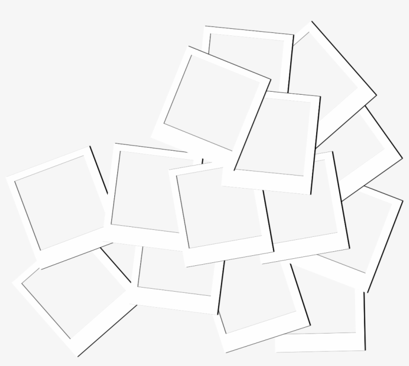 Ftestickers Frames Collage Polaroid White - Geometry, transparent png