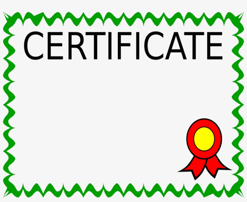 Blank Certificate Clip Art Clipart Clip Art - Green Color Certificate Border, transparent png
