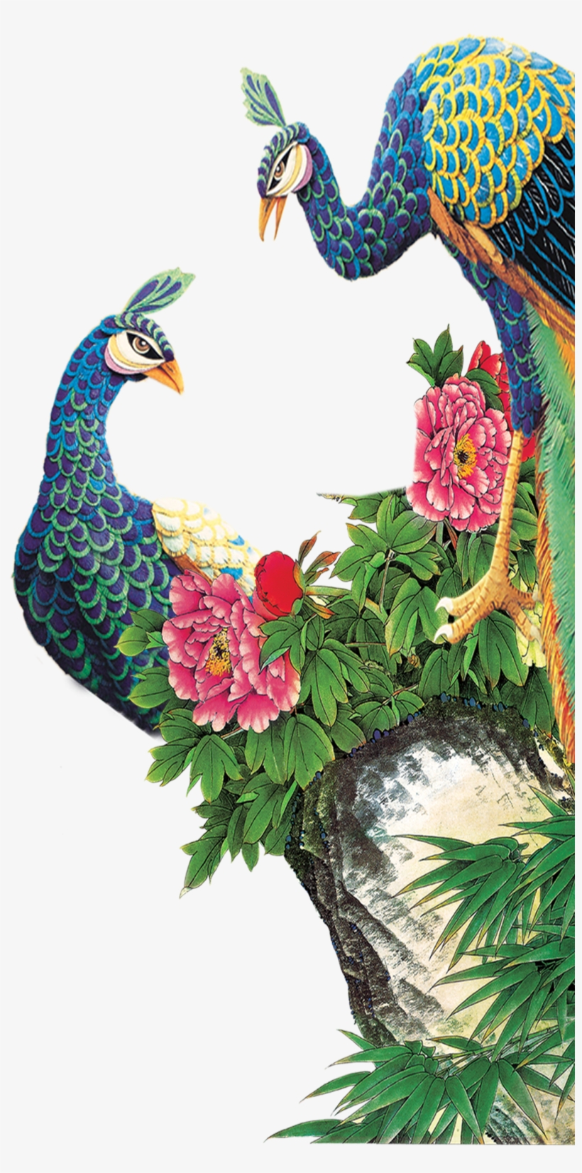 Clip Royalty Free Library Arch Vector Peacock - Peacock Painting, transparent png