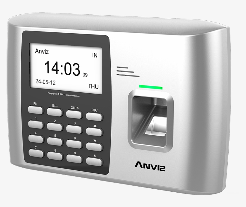 A300 Wifi Fingerprint & Rfid - Anviz A300 Fingerprint Clocking In Machine With Keypad, transparent png