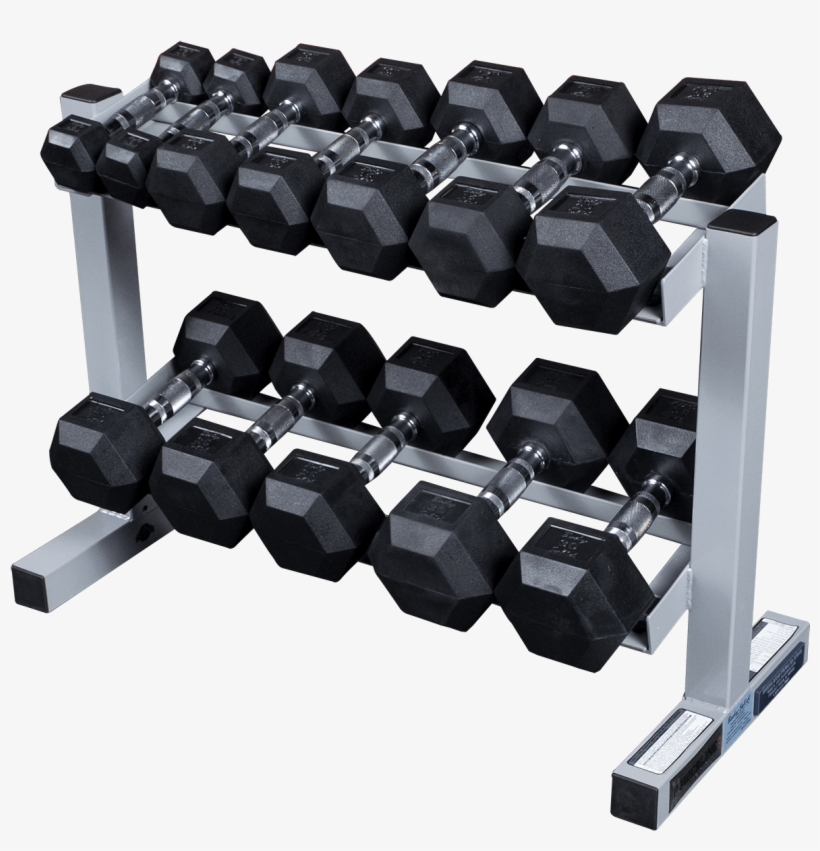 W/ Optional Rubber Dumbells - Body Solid Gdr44-rfws Vertical Dumbbell Rack, transparent png