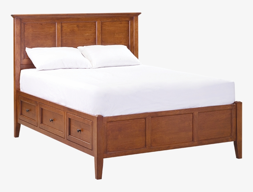 Mckenzie Queen Storage Bed - Full Size Panel Bed Pine, transparent png