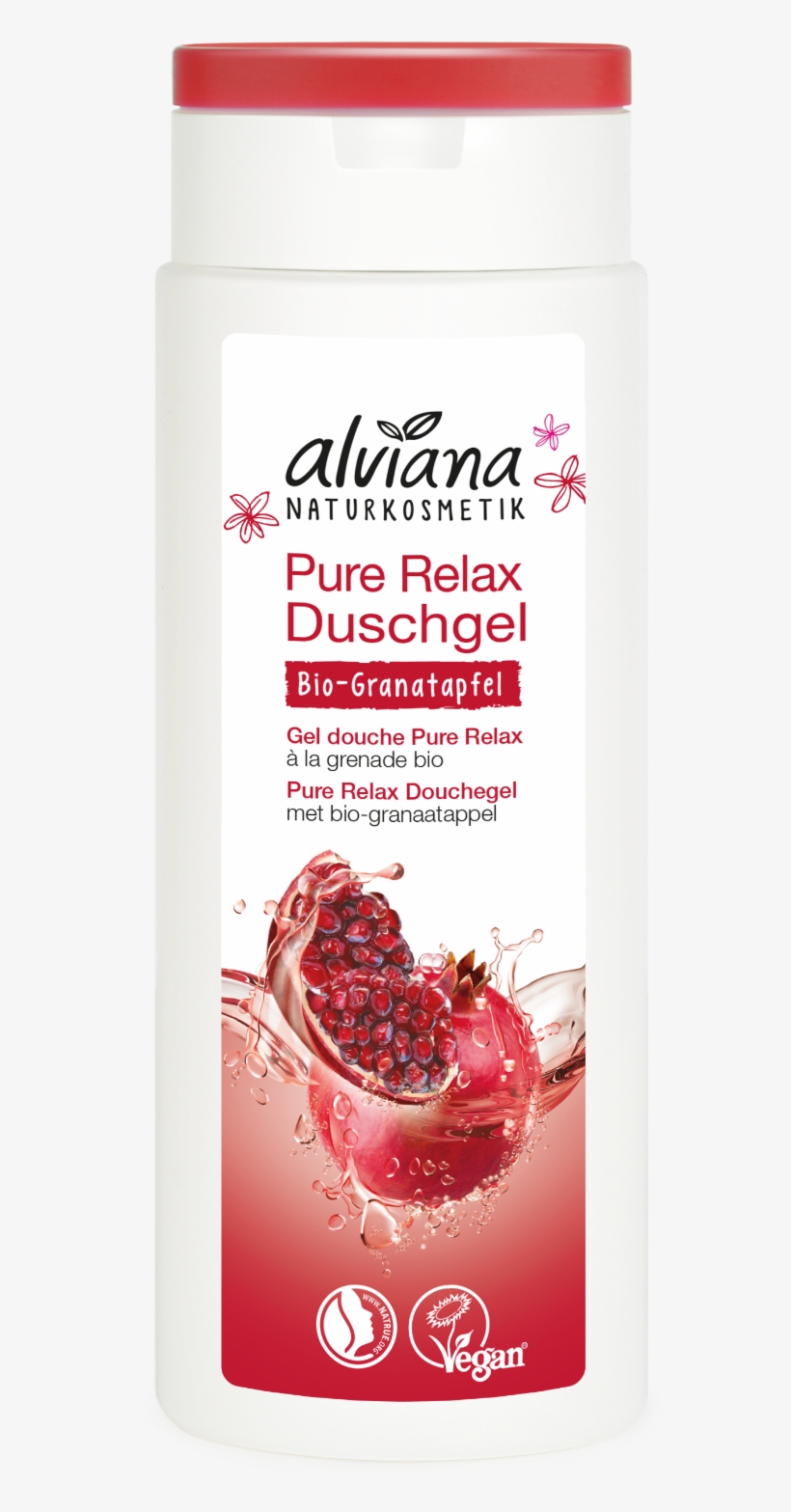 Pure Relax Organic Pomegranate Shower Gel - Alviana Hand Cream Q10pomegranate 75ml, transparent png