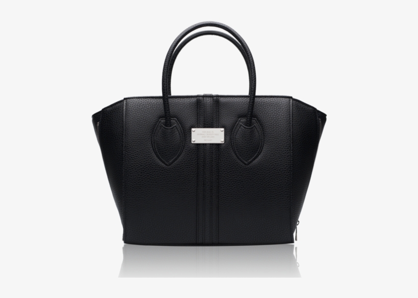 Vegan Tote Bag Black By Alexandra K Model - Tote Bag, transparent png