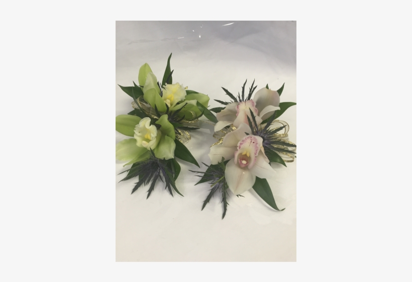 Double Cymbidium Orchid Corsage - Corsage, transparent png