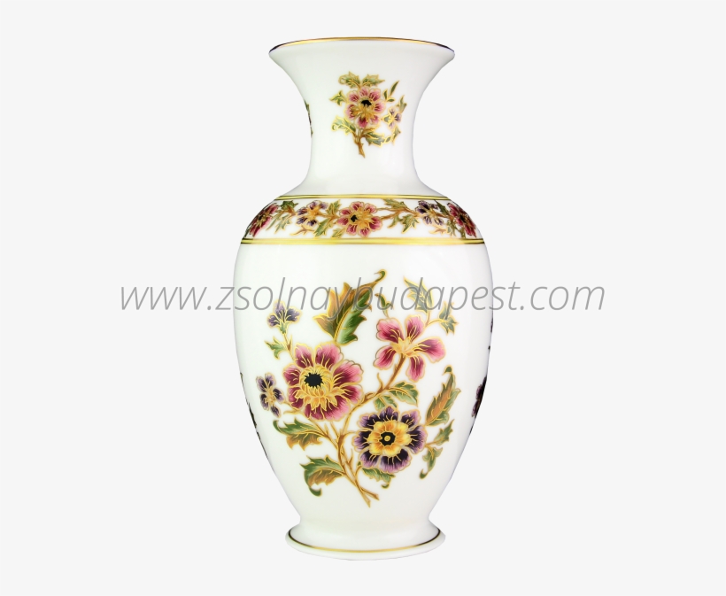 Flower Vase With 18k Gold - Vase, transparent png